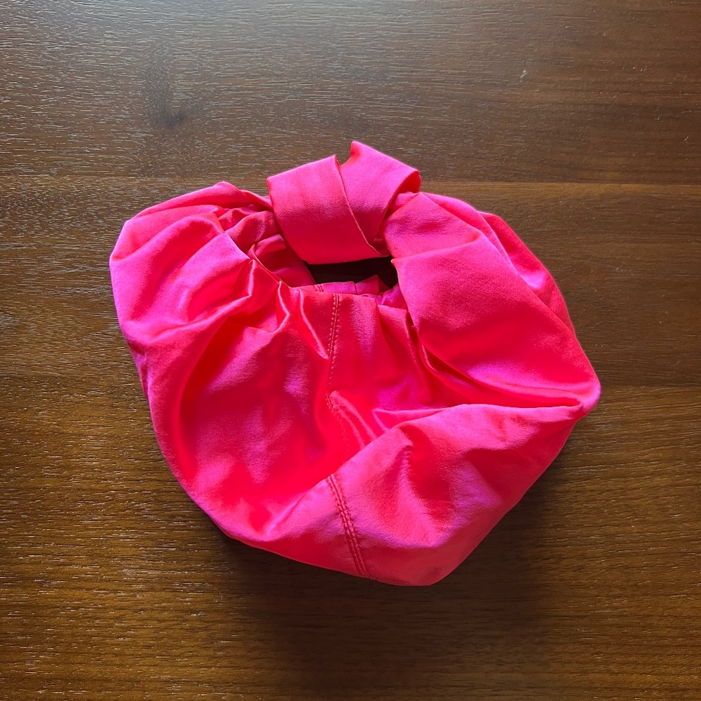 Hot Pink Mini Satin bag